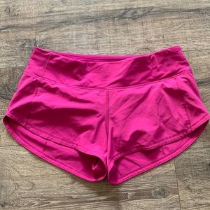 Lululemon speed shorts